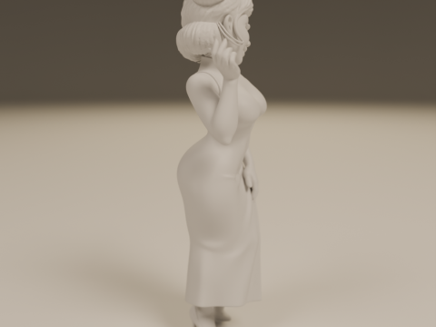 Chinese pin-up 3D Print Model