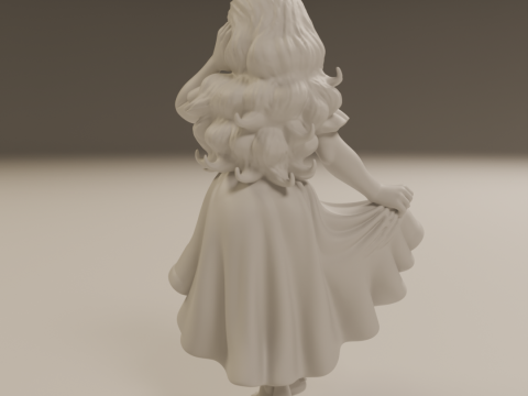 Colombian pin-up 3D 打印模型