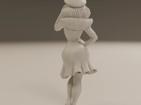 Pin-up france 3D Print Model