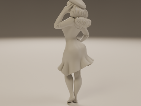 Pin-up france 3Dプリントモデル