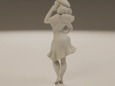 Pin-up france 3D Print Model