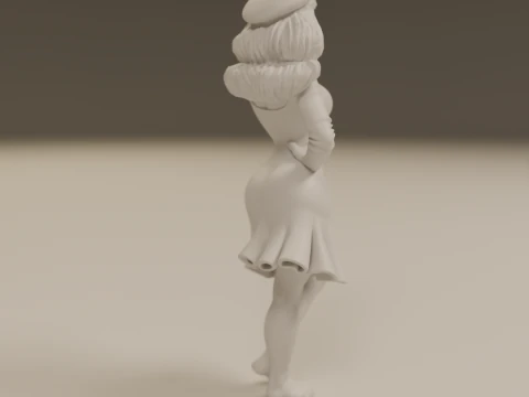 Pin-up france 3D Print Model