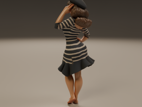 Pin-up france 3Dプリントモデル