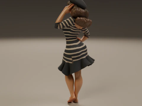 Pin-up france 3D Print Model
