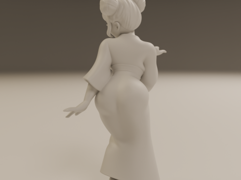 Japanese pin-up 3D 打印模型