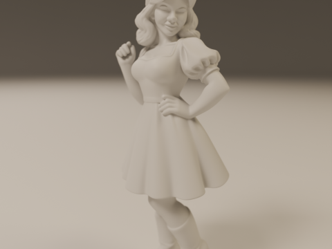 Russian pin-up 3D Принт Модель