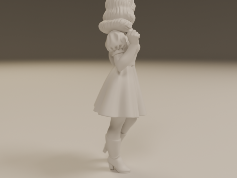 Russian pin-up 3D Принт Модель