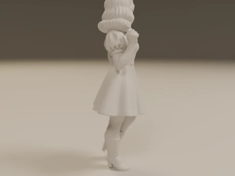Russian pin-up 3D Print Model