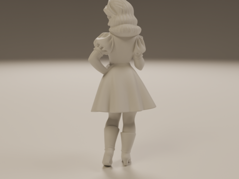 Russian pin-up 3D Принт Модель