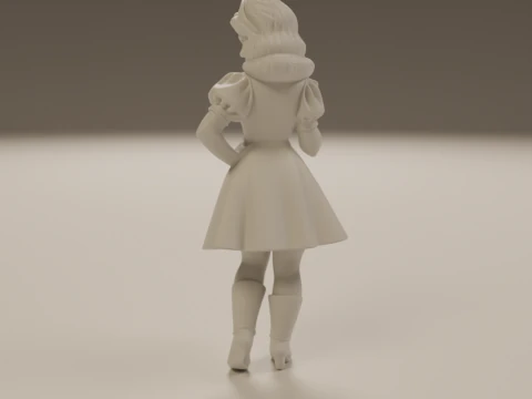 Russian pin-up 3D Print Model