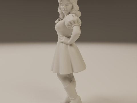 Russian pin-up 3D Принт Модель