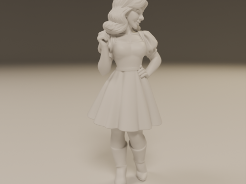 Russian pin-up 3D Принт Модель