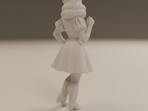 Russian pin-up 3D Принт Модель