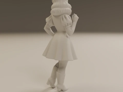 Russian pin-up 3D Print Model