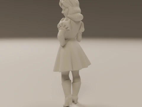 Russian pin-up 3D Print Model