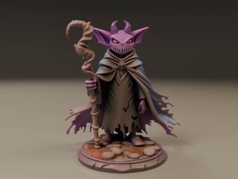 Arcane Shadow Sorcerer 3D 打印模型