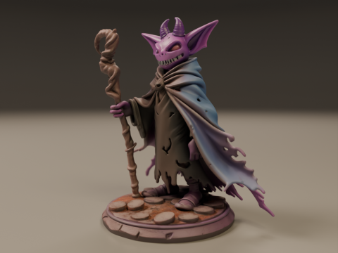 Arcane Shadow Sorcerer 3D 打印模型