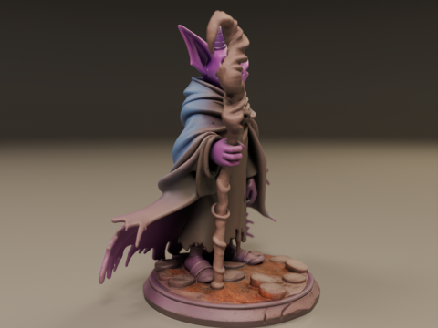 Arcane Shadow Sorcerer 3D 打印模型