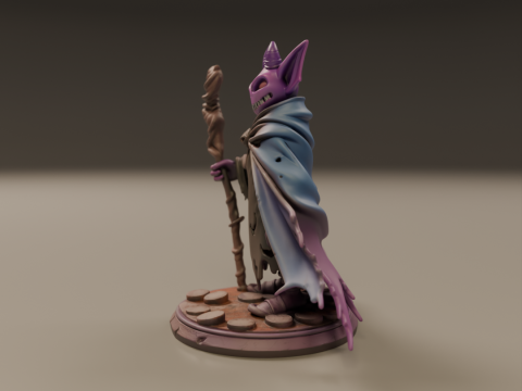 Arcane Shadow Sorcerer 3D 打印模型