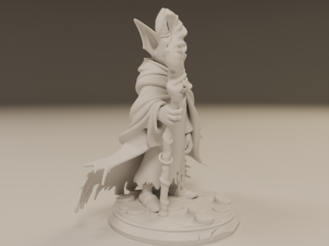 Arcane Shadow Sorcerer 3D 打印模型