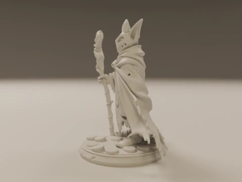 秘術の影の魔術師 3Dプリントモデル