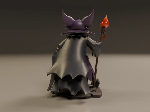 Pyrrux the Mischief Mage 3D Print Model