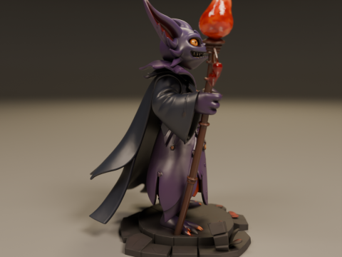 Pyrrux the Mischief Mage 3D Принт Модель