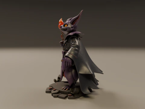 Pyrrux the Mischief Mage 3D Print Model