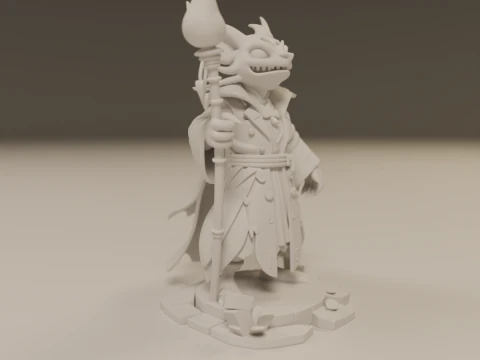 Pyrrux the Mischief Mage 3D Print Model