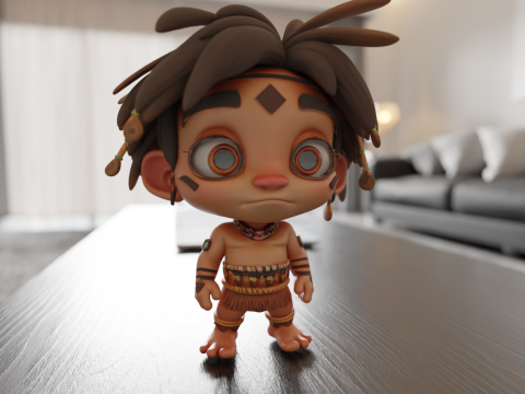 Tribal fantasy RPG 3D 打印模型