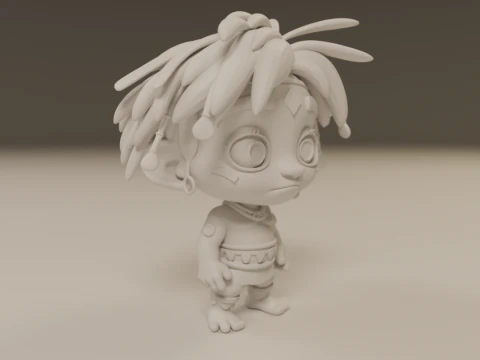Tribal fantasy RPG 3D Print Model