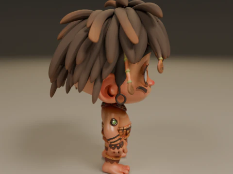 Tribal fantasy RPG 3D Print Model