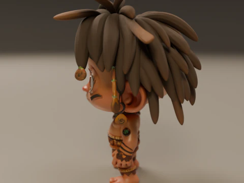 Tribal fantasy RPG 3D Print Model