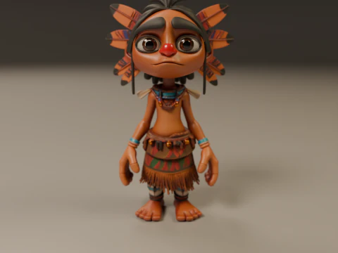 Tribal fantasy RPG 3D Print Model