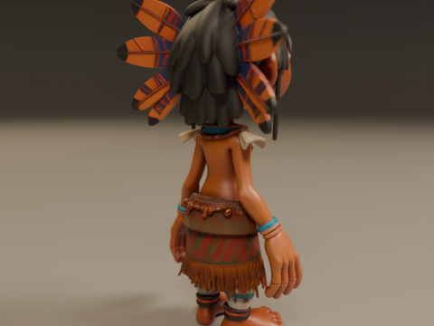 Gioco di ruolo fantasy tribale Modello di stampa 3D