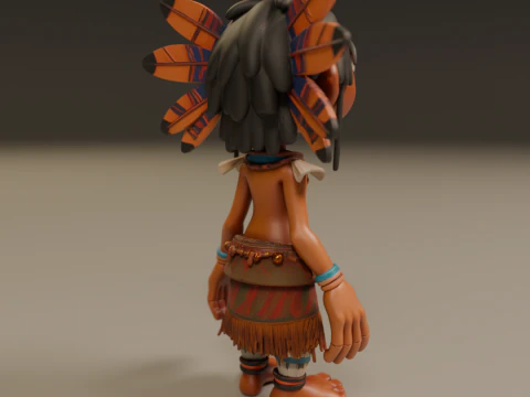 Tribal fantasy RPG 3D Print Model