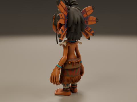 Gioco di ruolo fantasy tribale Modello di stampa 3D