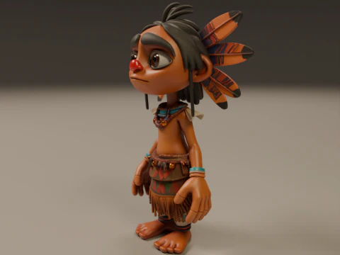 Tribal fantasy RPG 3D Print Model