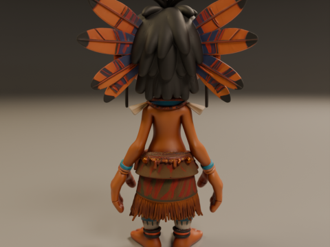 Gioco di ruolo fantasy tribale Modello di stampa 3D