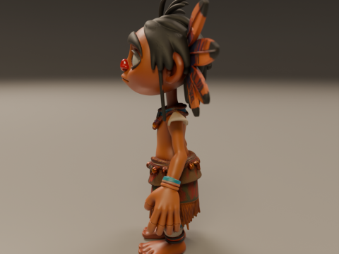 Gioco di ruolo fantasy tribale Modello di stampa 3D