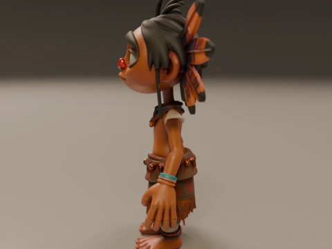 Tribal fantasy RPG 3D Print Model