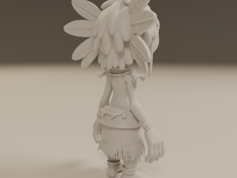 Gioco di ruolo fantasy tribale Modello di stampa 3D