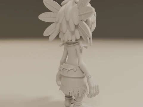 Tribal fantasy RPG 3D Print Model