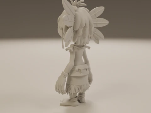 Tribal fantasy RPG 3D Print Model