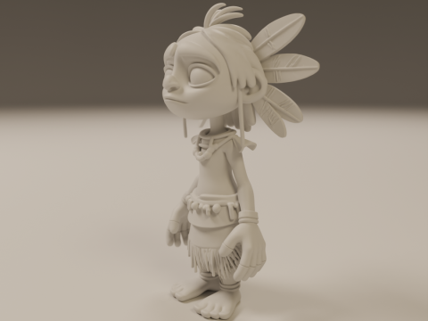 Gioco di ruolo fantasy tribale Modello di stampa 3D