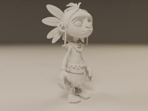 Gioco di ruolo fantasy tribale Modello di stampa 3D