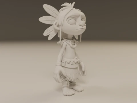 Tribal fantasy RPG 3D Print Model