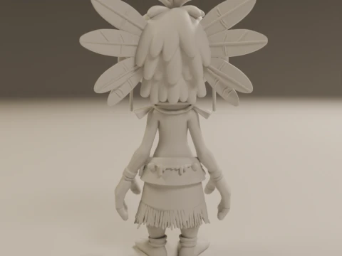 Tribal fantasy RPG 3D Print Model