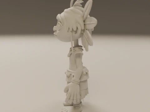 Tribal fantasy RPG 3D Print Model