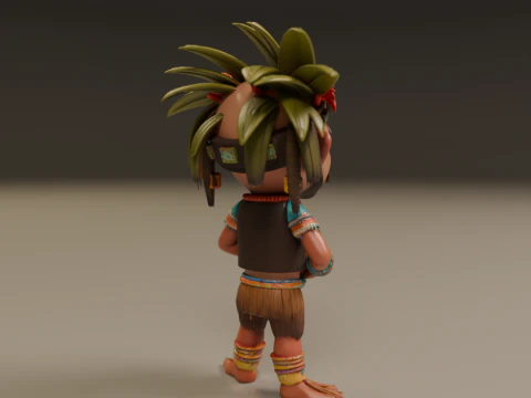 Tribal fantasy RPG 3D Print Model